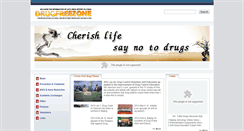 Desktop Screenshot of drugfreechina.com